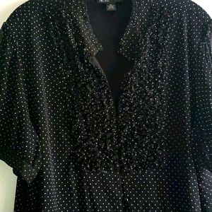 Feminine polka-dot blouse - nearly new.